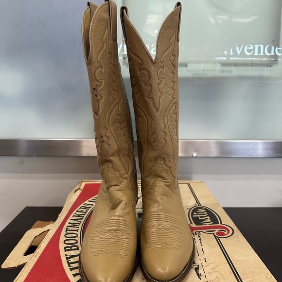 Justin Brown Cowgirl Boots - Picture 3 of 8